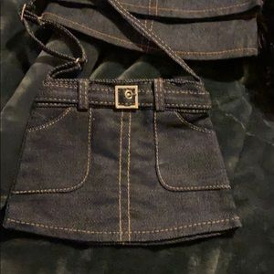 Jean skirt bags